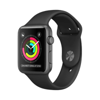 Apple Watch Series 1  Alüminyum  42mm  GPS  Gece yarısı