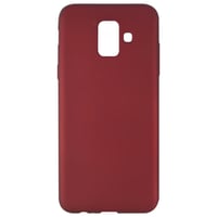 Nettech Samsung Galaxy A600 A6 2018 Uyumlu Suide Arka Koruma Kılıf (Bordo) VR6411