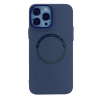 Nettech Apple iPhone 13 Pro Max Uyumlu Hybrid Karbon Seri Arka Koruma Kılıf (Derin Mor) NT100527