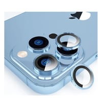 Nettech Apple iPhone 15 Pro Uyumlu Alüminyum Seri Kamera Cam Koruyucu (Mavi) NT103750