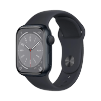 Apple Watch Series 8  Alüminyum  41mm  GPS  Gece yarısı