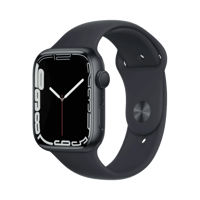 Apple Watch Series 7  Alüminyum  45mm  GPS  Gece yarısı