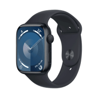 Apple Watch Series 9  Alüminyum  45mm  GPS  Gece yarısı
