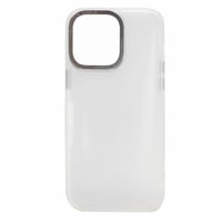 Nettech Apple iPhone 14 Pro Uyumlu Kamera Metal Çerçeve Seri Arka Koruma Kılıf (Gri) NT96765