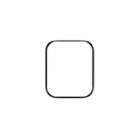 Apple Watch 10 46mm Çizilmeyi Önleyici Zore First Class Zore PMMA Pet Saat Ekran Koruyucu Siyah