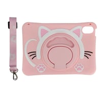 Nettech Apple iPad Mini 6 (MK8C3TU/A) Uyumlu Maskot Seri Arka Koruma (Pembe) NT96679