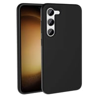 Galaxy S23 Kılıf Magsafe Şarj Özellikli Sıvı Teknolojili Silinebilir Sert Zore Kivi Kapak  Siyah