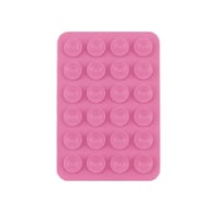 Kare Öpücüklü Silikon Tutucu  Pembe