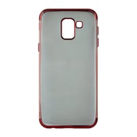 Nettech Samsung Galaxy J600 J6 Uyumlu Glitter Seri Arka Koruma Kılıf (Kırmızı) VR10072