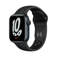 Apple Watch Series 7 Nike  Alüminyum  41mm  GPS  Gece Yarısı