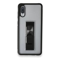 Nettech Samsung Galaxy A02 Uyumlu MicroCase Mıknatıs Yüzüklü Arka Koruma Kılıf (Beyaz) NT86958