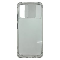 Nettech Samsung Galaxy S21 Plus Uyumlu Şeffaf Kamera Kızaklı Arka Koruma Kılıf (Şeffaf) NT91267