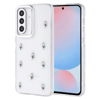 Galaxy A36 Kılıf Airbag Tasarımlı Simli Şeffaf Zore Kutup Kapak  Lale