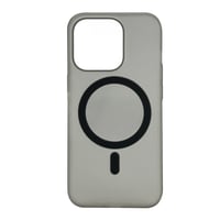 Nettech Apple iPhone 15 Pro Uyumlu NTN010 Slim Magsafe Arka Koruma Kılıf (Gri) NT104506