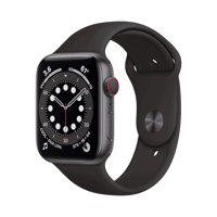 Apple Watch Series 6  Alüminyum  44mm  Cellular  Gece yarısı