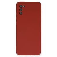 Nettech Samsung Galaxy A03S Uyumlu Nano Arka Koruma Kılıf (Mürdüm) NT94078