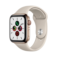Apple Watch Series 5  Paslanmaz Çelik  44mm  Cellular  Altın