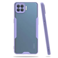 Nettech Oppo Reno 4 Lite Uyumlu Platin Seri Arka Koruma Kılıf (Lila) NT84383