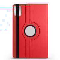 Lenovo M11 TB330FU Zore Dönebilen Standlı Kılıf  Kırmızı