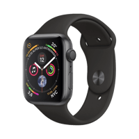 Apple Watch Series 4  Alüminyum  44mm  GPS  Gece yarısı
