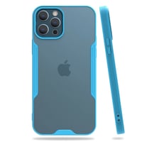 Nettech Apple iPhone 12 Pro Max Uyumlu Platin Seri Arka Koruma Kılıf (Mavi) NT86305