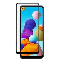 Nettech Samsung Galaxy A21 Uyumlu Ön Koruma Seramik Nano Ekran Koruyucu (Siyah) NT78927