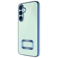 Galaxy S24 FE Kılıf Kamera Korumalı Logo Gösteren Zore Omega Kapak  Sierra Mavi