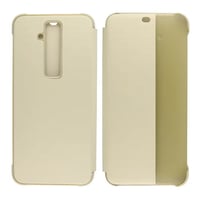 Nettech Huawei Mate 20 Lite Uyumlu Smart View Kapaklı Kılıf (Gold) VR17850