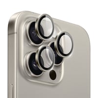 Nettech Apple iPhone 16 Pro Max Uyumlu Safir Lens Kamera Cam Koruyucu (Gri) NT110823