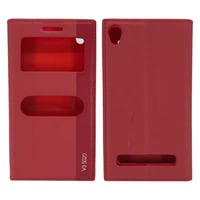 Nettech Vestel Venüs V3 5020 Uyumlu Kapaklı Kılıf Kapaklı Kılıf (Kırmızı) VR4939