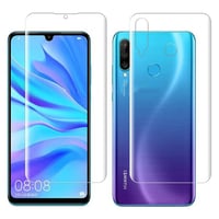 Exquıs Huawei Y7 Prime 2019 Uyumlu Ön ve Arka Koruma 360 Full Kaplama (Şeffaf) VR18438