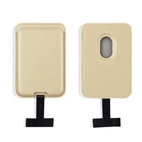 Zore CRD09 Dahili Şarj Soket Aparatlı Magnetik PU Deri Kartlık  Desert Gold