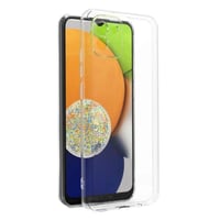 Nettech Samsung Galaxy A03 Uyumlu Lüx Seri Kamera Korumalı Arka Koruma Kılıf (Şeffaf) NT95715