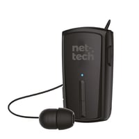 Nettech NTBTH13 Makaralı Kulakiçi Bluetooth Kulaklık (Siyah) NT88407