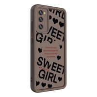 Galaxy S20 FE Kılıf Kamera Korumalı Baskılı Arka Yüzey Zore Klas Kapak  Siyah