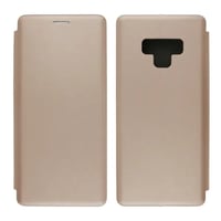 Nettech Samsung Galaxy N960 Note 9 Uyumlu Lüx Seri Kapaklı Kılıf (Rose Gold) VR18198