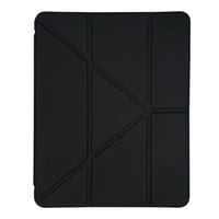 Nettech Apple iPad Pro 13 2024 Uyumlu Flip Prizma Seri Kapaklı Kılıf (Siyah) NT111655