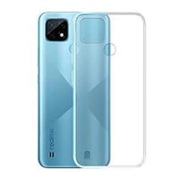 Nettech Realme C25S Uyumlu Lüx Seri Kamera Korumalı Arka Koruma Kılıf (Şeffaf) NT100276
