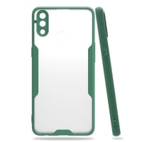 Nettech Samsung Galaxy A10S Uyumlu Platin Seri Arka Koruma Kılıf (Yeşil) NT86310