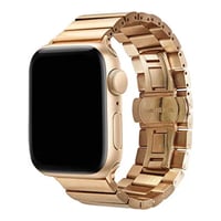 Nettech Apple Watch Ultra 49 mm Uyumlu Metal Kordon (Rose Gold) NT110271