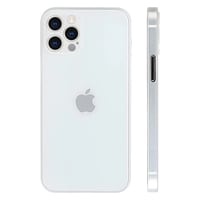 Nettech Apple iPhone 12 Pro Uyumlu Karbon Seri Arka Koruma Kılıf (Şeffaf) NT85705