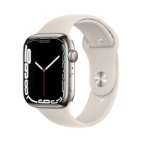 Apple Watch Series 7  Paslanmaz Çelik  45mm  Cellular  Gümüş