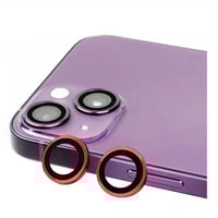 Nettech Apple iPhone 14 Uyumlu Damla Model 2in Kamera Cam Koruyucu (Kırmızı) NT97430