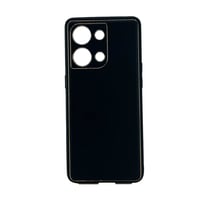 Nettech Oppo Reno 9 Uyumlu Coco Leather Seri Arka Koruma Kılıf (Siyah) NT99776