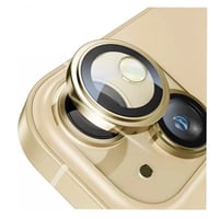Nettech Apple iPhone 15 Uyumlu Safir Lens Kamera Cam Koruyucu (Sarı) NT103573