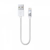 Nettech NT26 Plastik 20 Cm Lightning Şarj ve Data Kablosu (Beyaz) NT27419