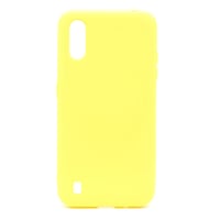 Nettech Samsung Galaxy A01 Uyumlu Nano Arka Koruma Kılıf (Sarı) VR20596