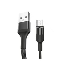 Teknonet TNDC08 İp Örgü 100 Cm Micro Şarj ve Data Kablosu (Siyah) NT92574