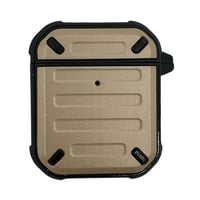 Nettech Apple Airpods 2.Nesil Uyumlu Airpods Tank Arka Koruma Kılıf (Gold) NT110088