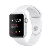Apple Watch Series 2  Alüminyum  42mm  GPS  Gümüş